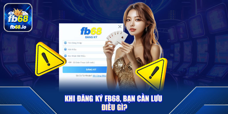 Khi đăng ký FB68, bạn cần lưu ý điều gì?